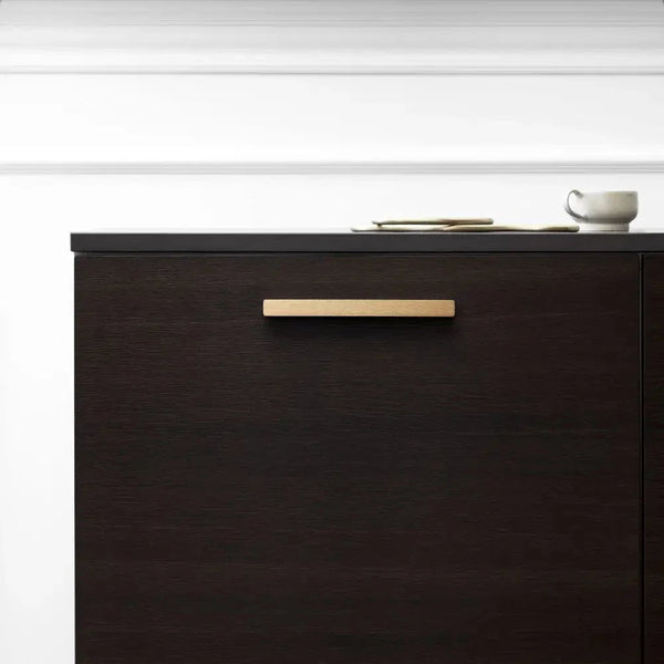Straight Brushed Brass 