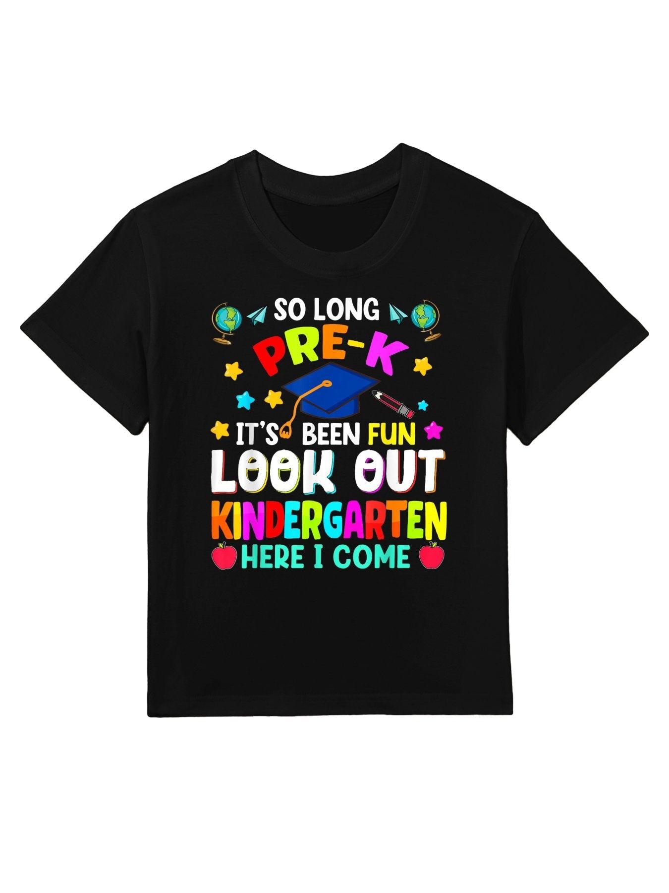 So Long PreK Graduation Graduate Teacher Kid Boy Girl Kids T-Shirt
