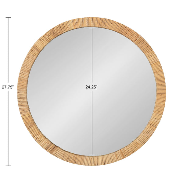 Rahfy Round Framed Wall Mirror