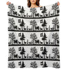Paper Cutting from Switzerland Durable Throw Blanket