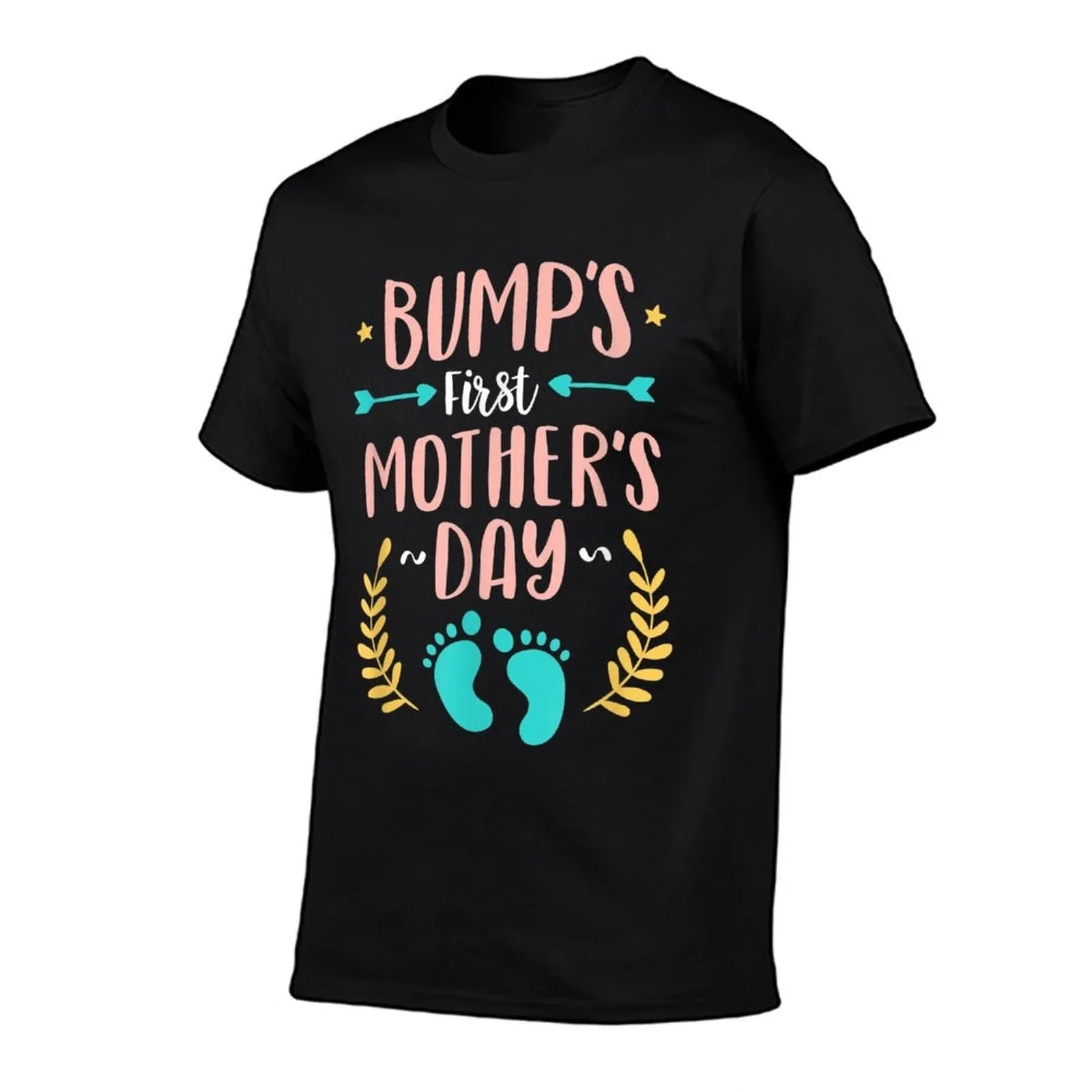 Bumps First Mother's Day Shirt Baby Expecting Mom Gift T-Shirt