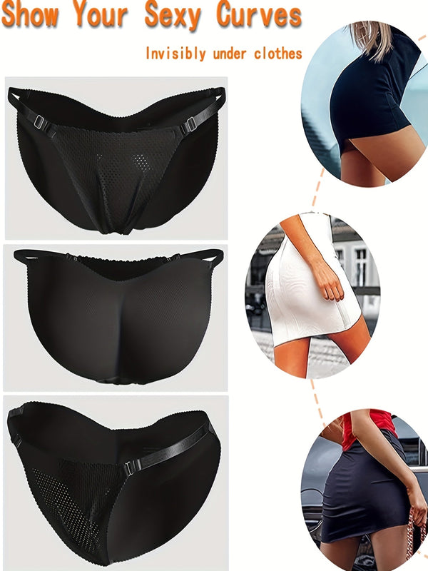 Invisible Boost Fake Butt Lifting Bikini Panties for Women – Ultra-Thin Breathable and Seamless Women's Lingerie for Natural Enhancement and All-Day Comfort