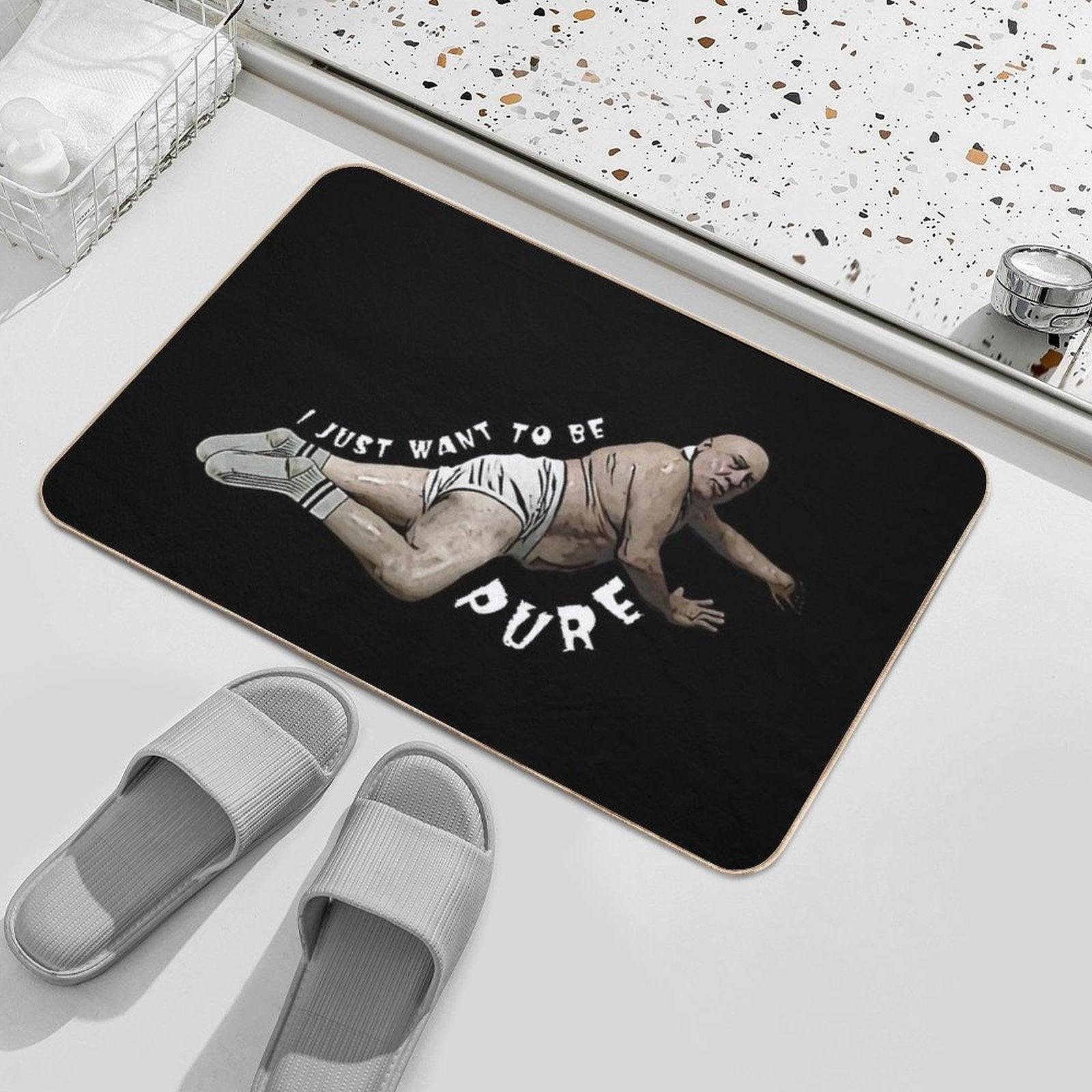 I Just Want To Be Pure Bath Mat