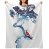The Last Apple Tree Throw Blanket