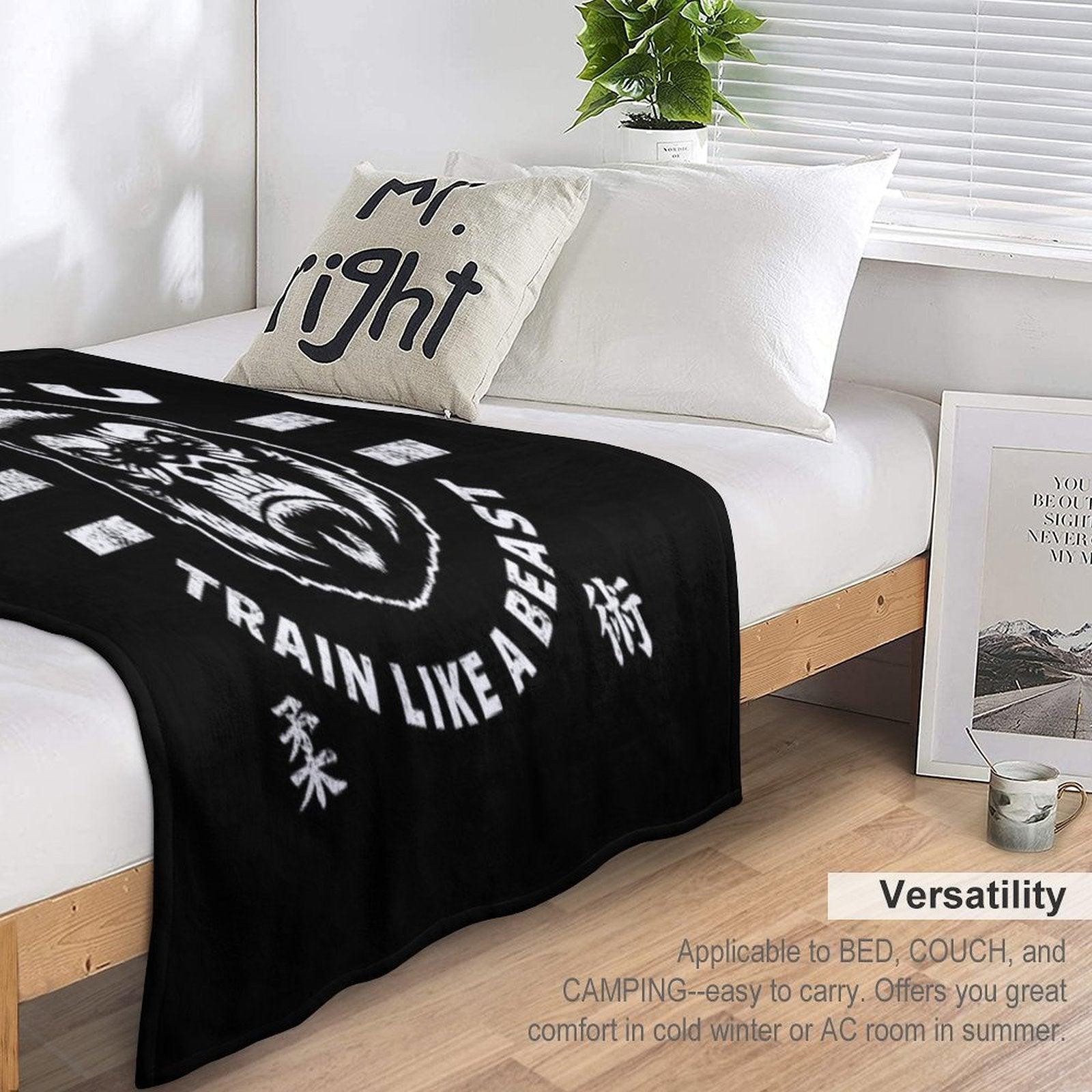 JIU JITSU - TRAIN LIKE A BEAST Throw Blanket
