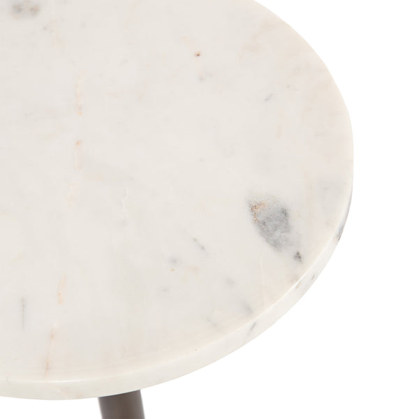 Engles Adjustable Marble Table and Plant Stand
