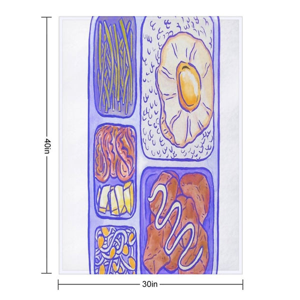 Lunch Box Premium Throw Blanket