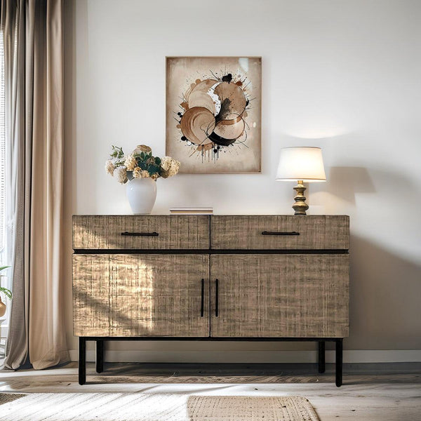 Kai Accent Cabinet Ub/Dr - Brown/Olive