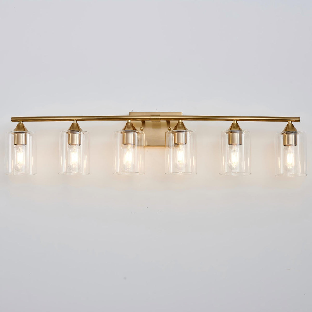 6-Light Brushed Bathroom Vanity Wall Light