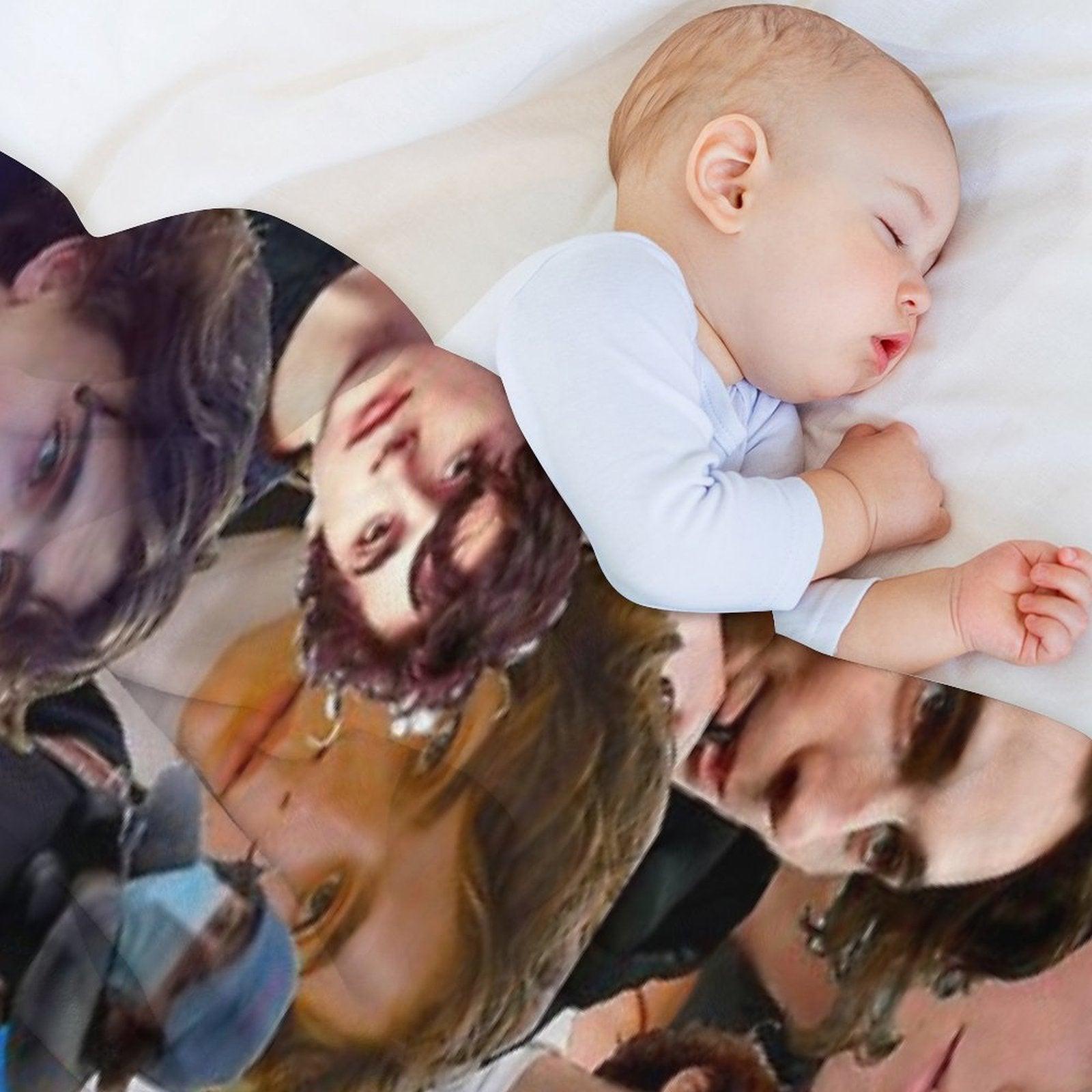 Timothée Chalamet Photo Collage Throw Blanket