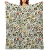 New Zealand Biology Throw Blanket