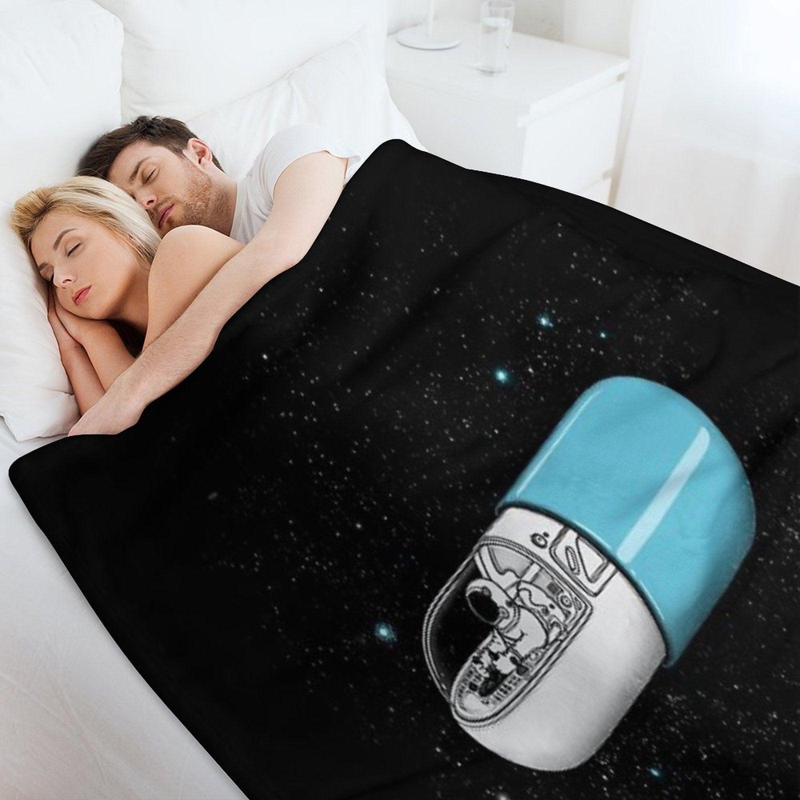 Space Capsule Throw Blanket