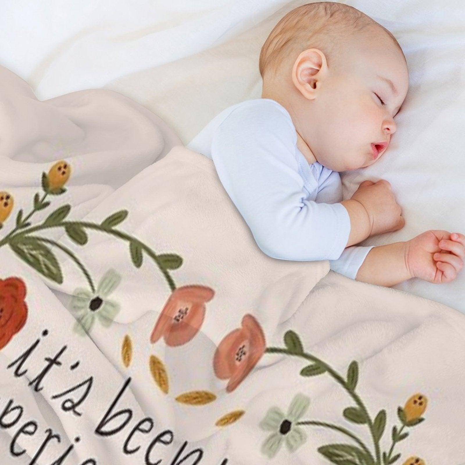Anne of Green Gables Enjoy Things Quote Throw Blanket