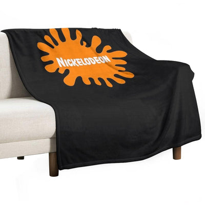 Nickelodeon Logo Classic T Shirt Gift-ready Throw Blanket