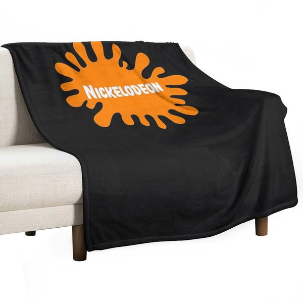 Nickelodeon Logo Classic T Shirt Gift-ready Throw Blanket