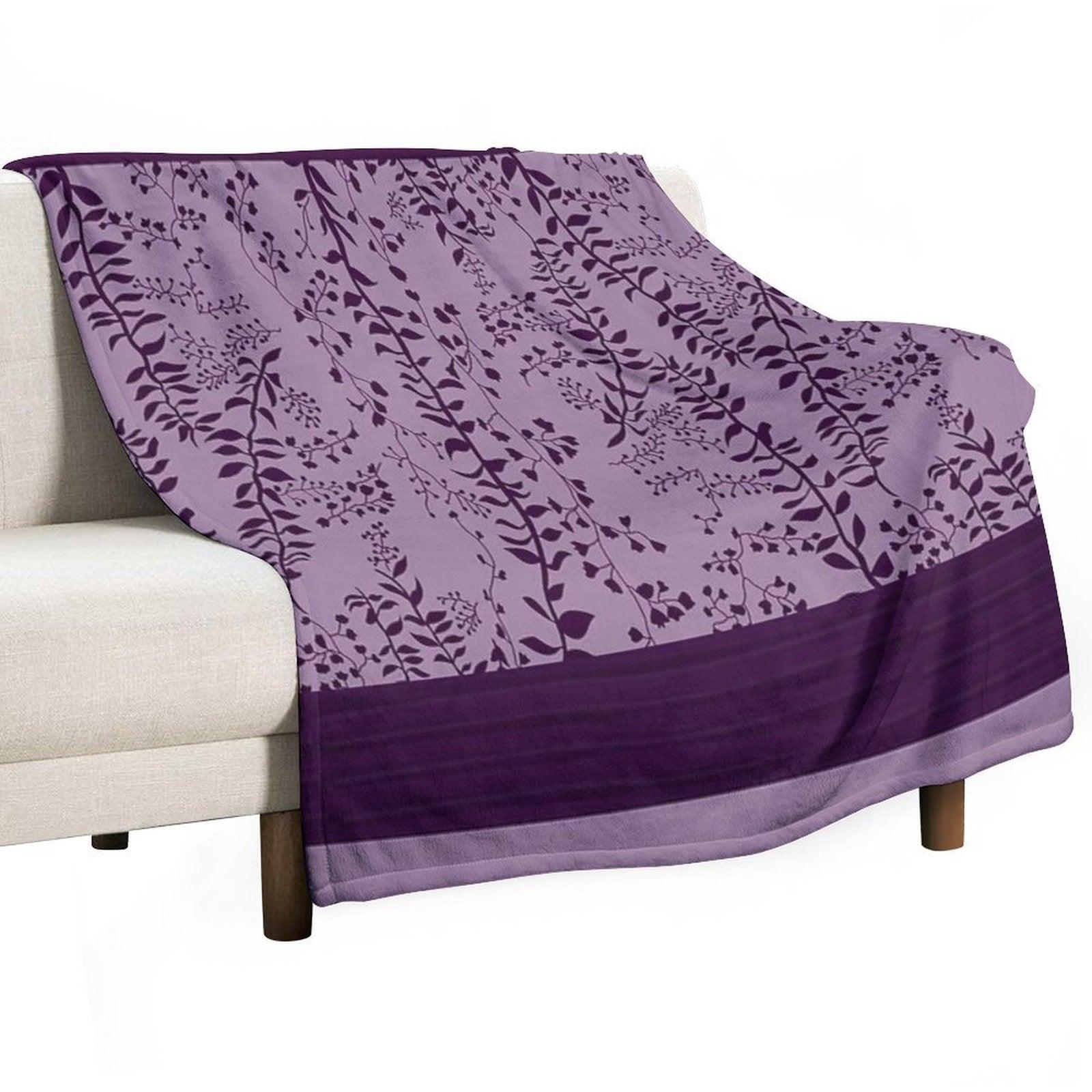 Bella Swan's Comforter Set Replica  Purples Cool - Version 2  Twilight Saga Fanart Throw Blanket