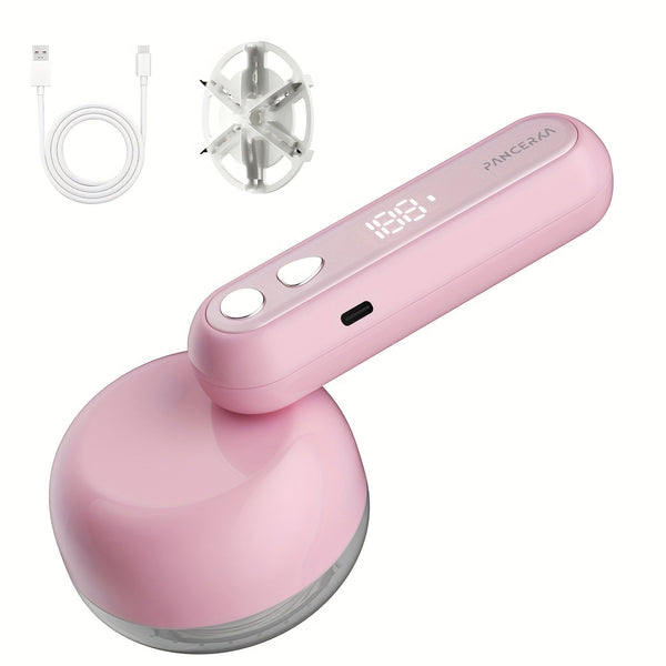 Portable Rechargeable Lint Eraser with Cleaning Brush, Effective Fabric Scraper for Furniture and Carpets, Removes Lint Balls, USB Rechargeable Electric Lint Eraser, Portable Clothing Shaver for Sweaters, Blankets, Carpets an DSers Fulfillment