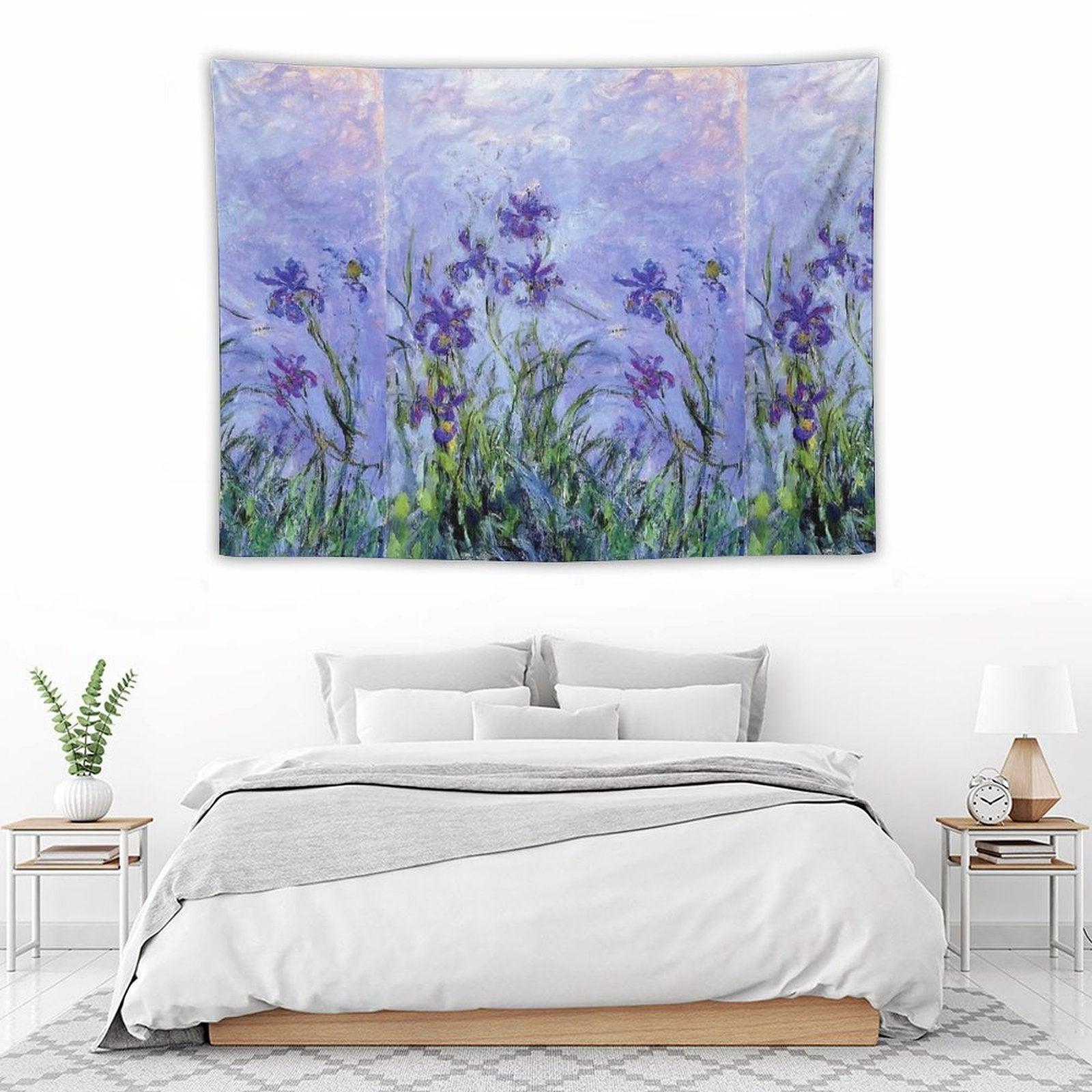Claude Monet  Lilac Irises 1914 Tapestry