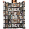 Meme Cats 2.0 Throw Blanket