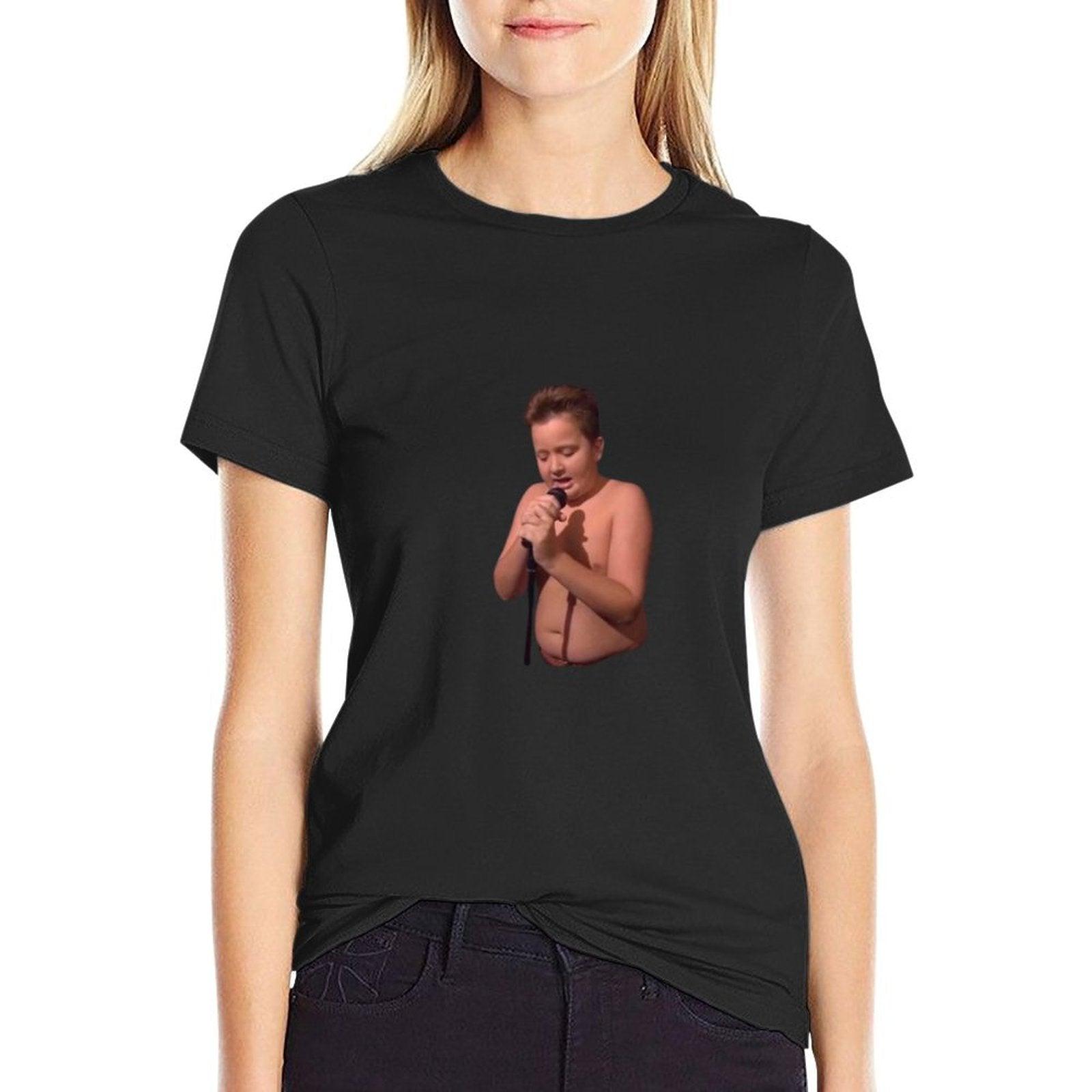 Gibby Singing - ICarly  Rolled Sleeves T-Shirt