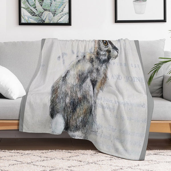 Hare Anti-pilling Throw Blanket