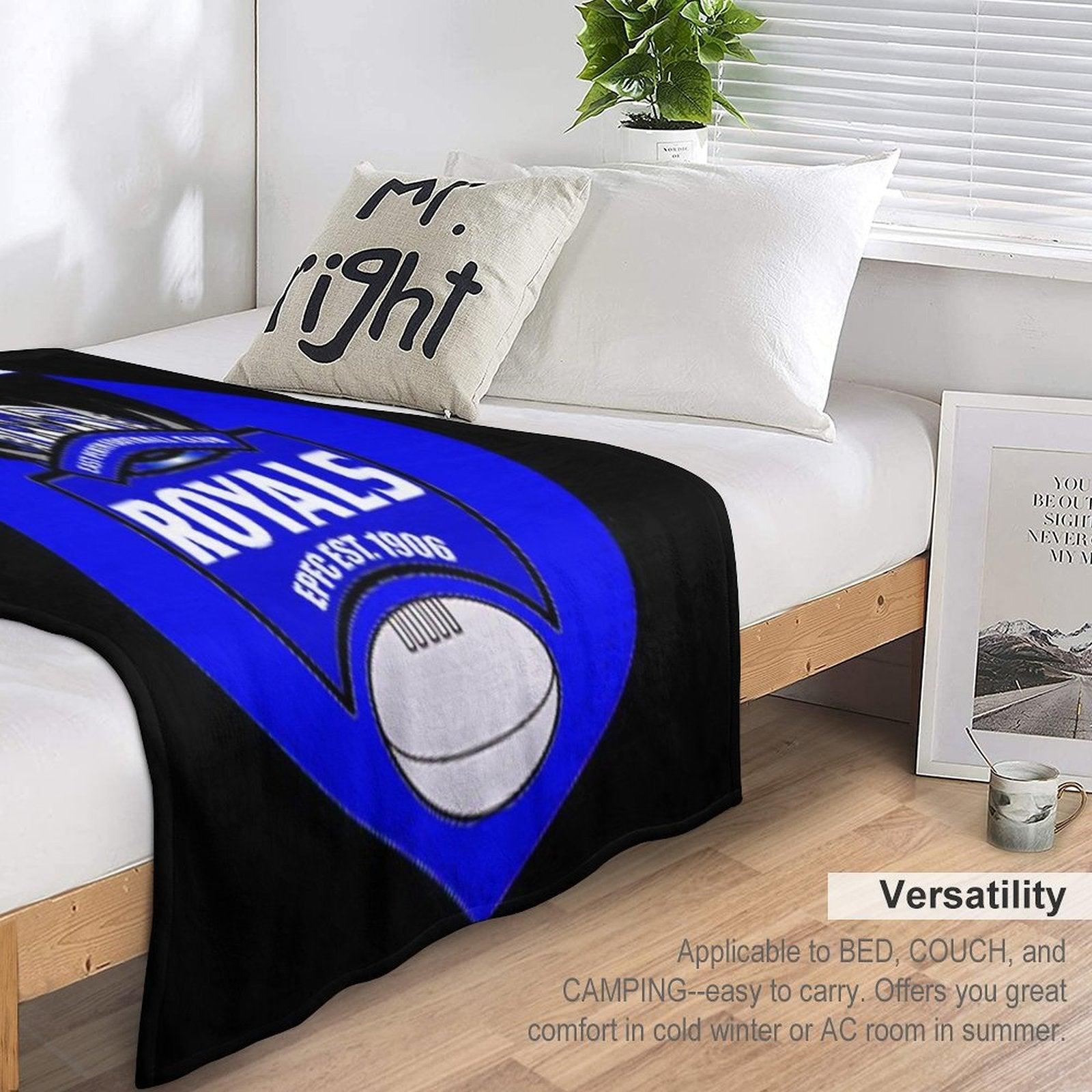 East Perth Football Club  AFL Australian Football Throw Blanket