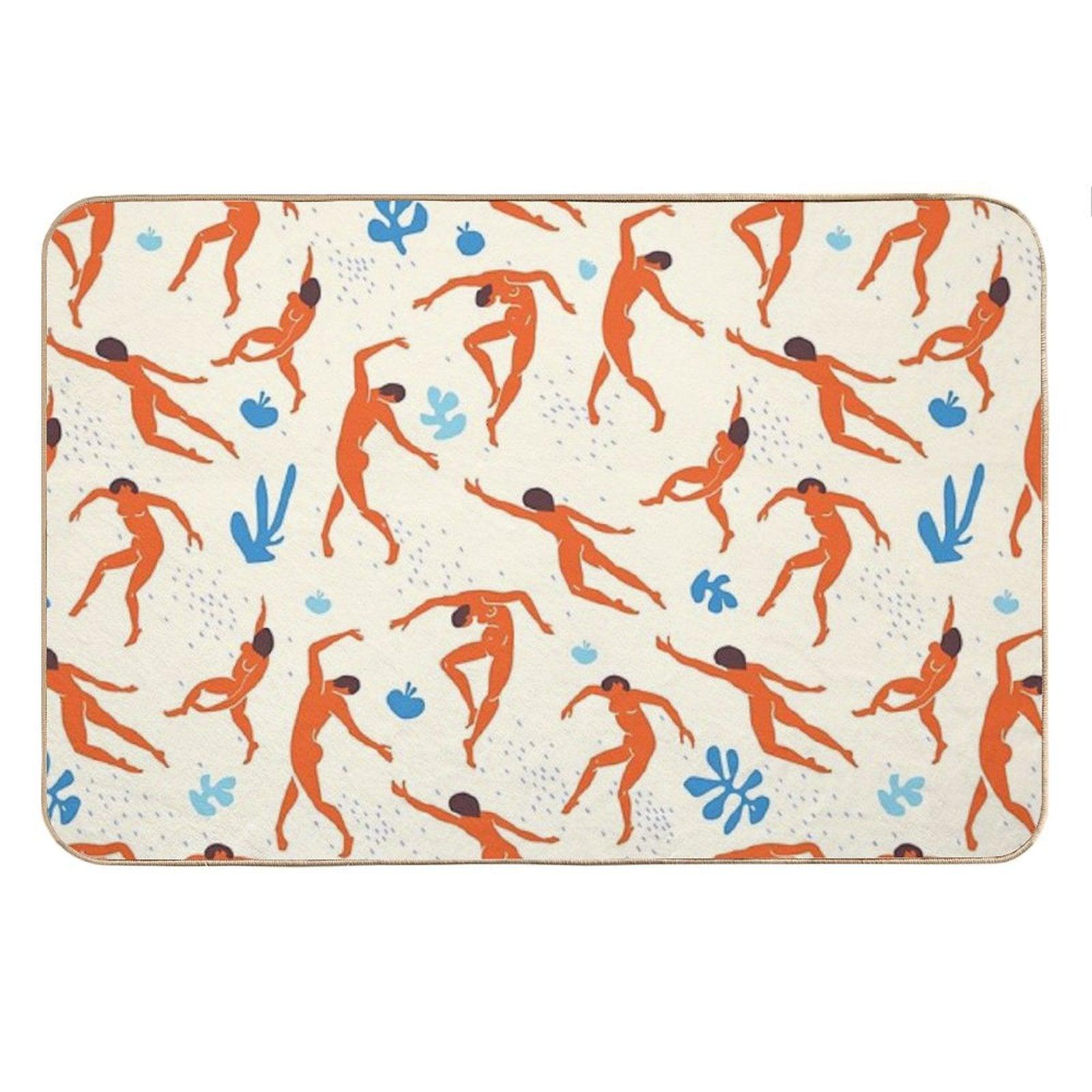 Dancers - Inspired by Matisse Bath Mat