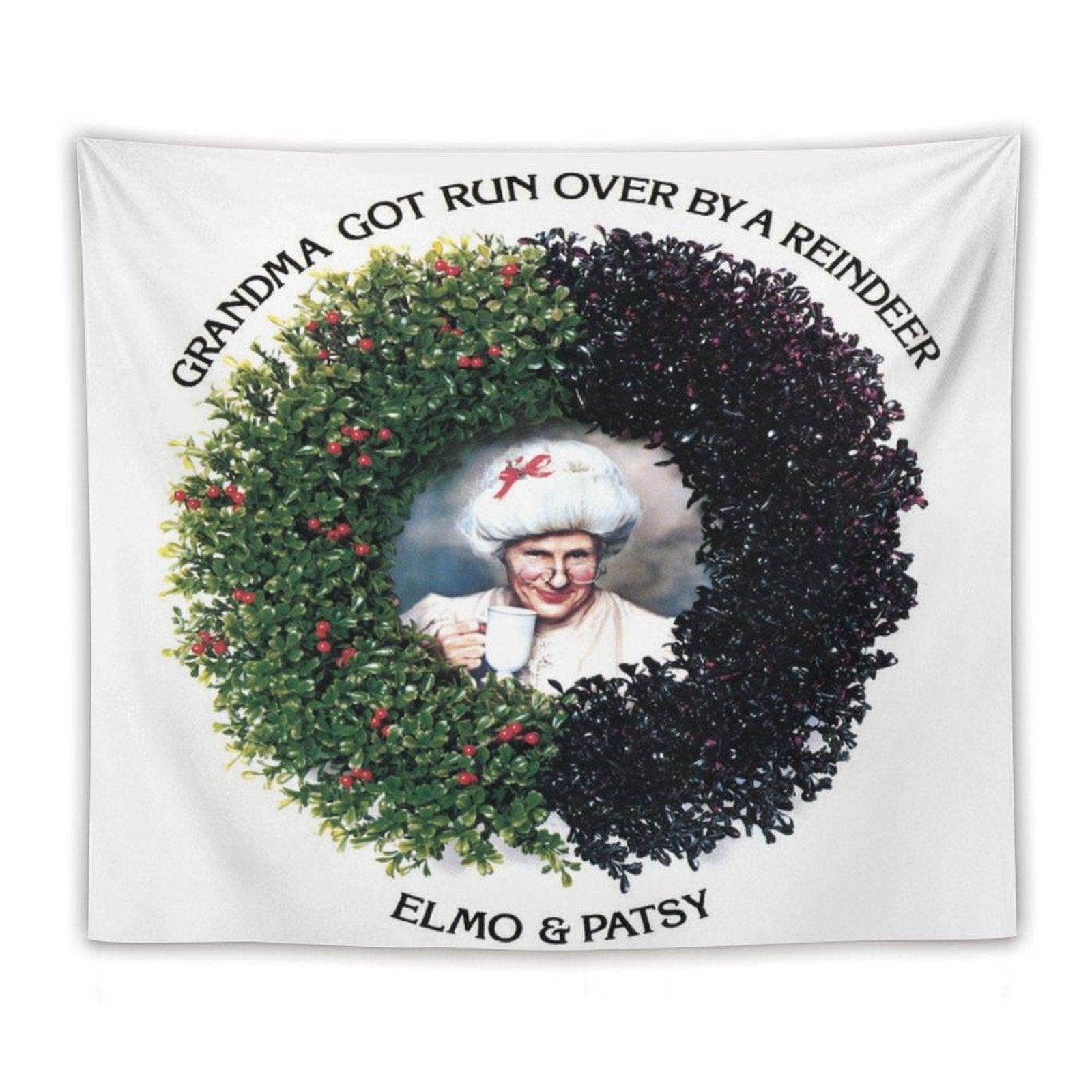 Grandma Got Run Over by A Reindeer Tapestry