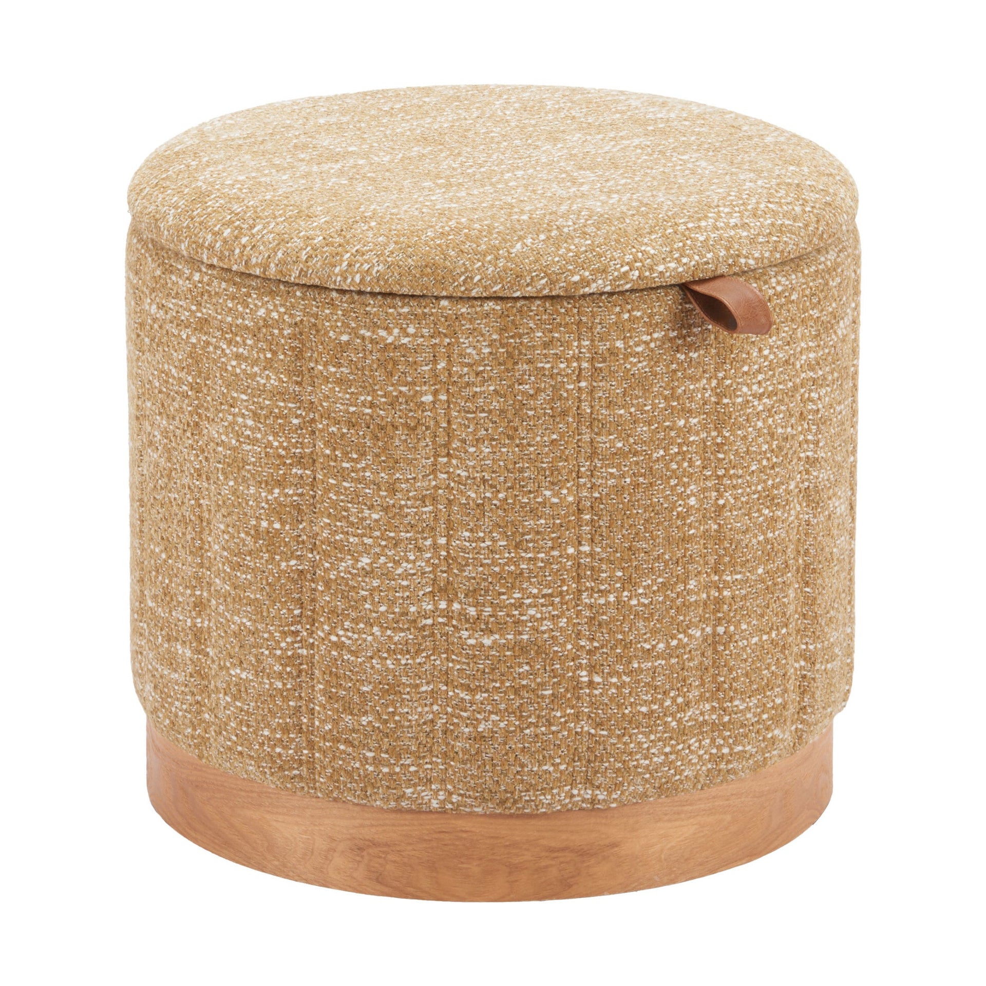 Fije Storage Ottoman Oat Yellow