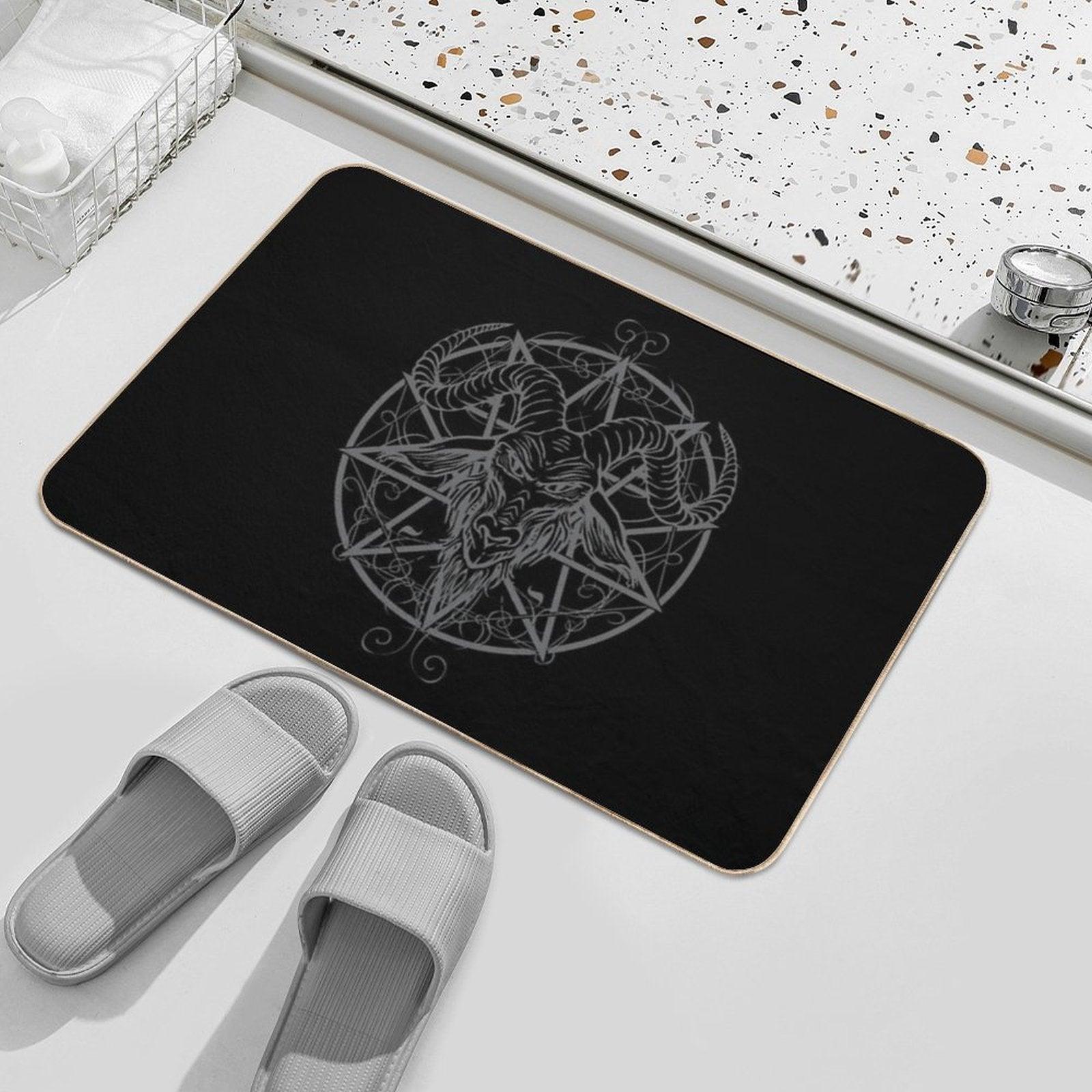 Baphomet Goat Bath Mat