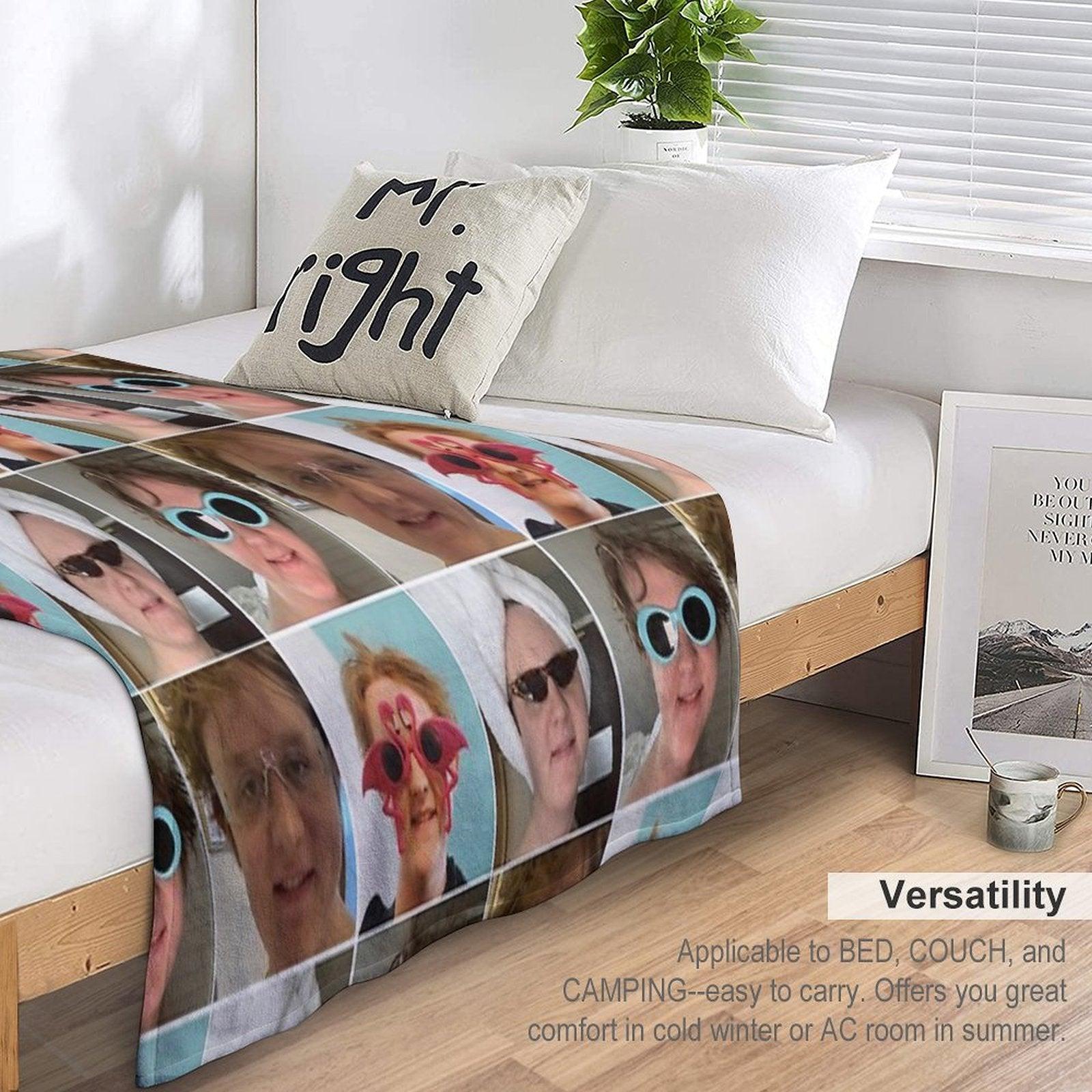 Lewis Capaldi Collage Throw Blanket