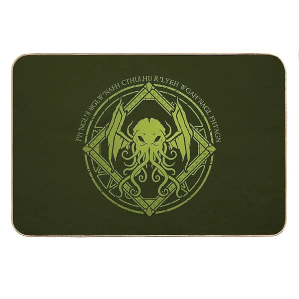 Cthulhu - Lovecraft - Chant Design Bath Mat