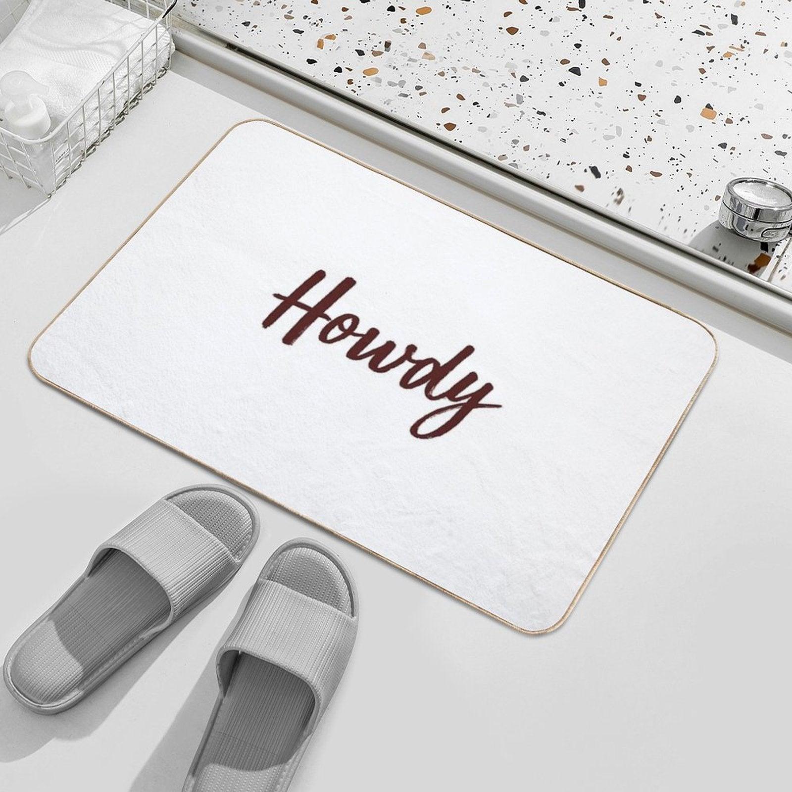 Howdy Bath Mat