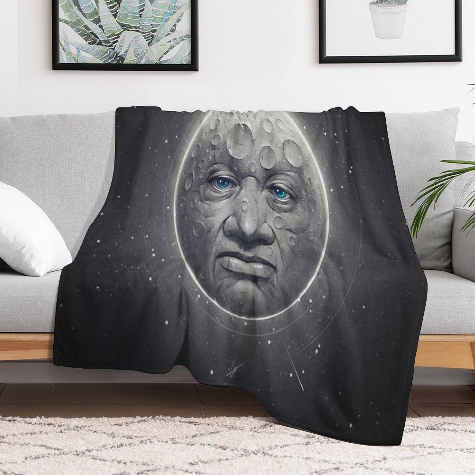 The Moon Throw Blanket