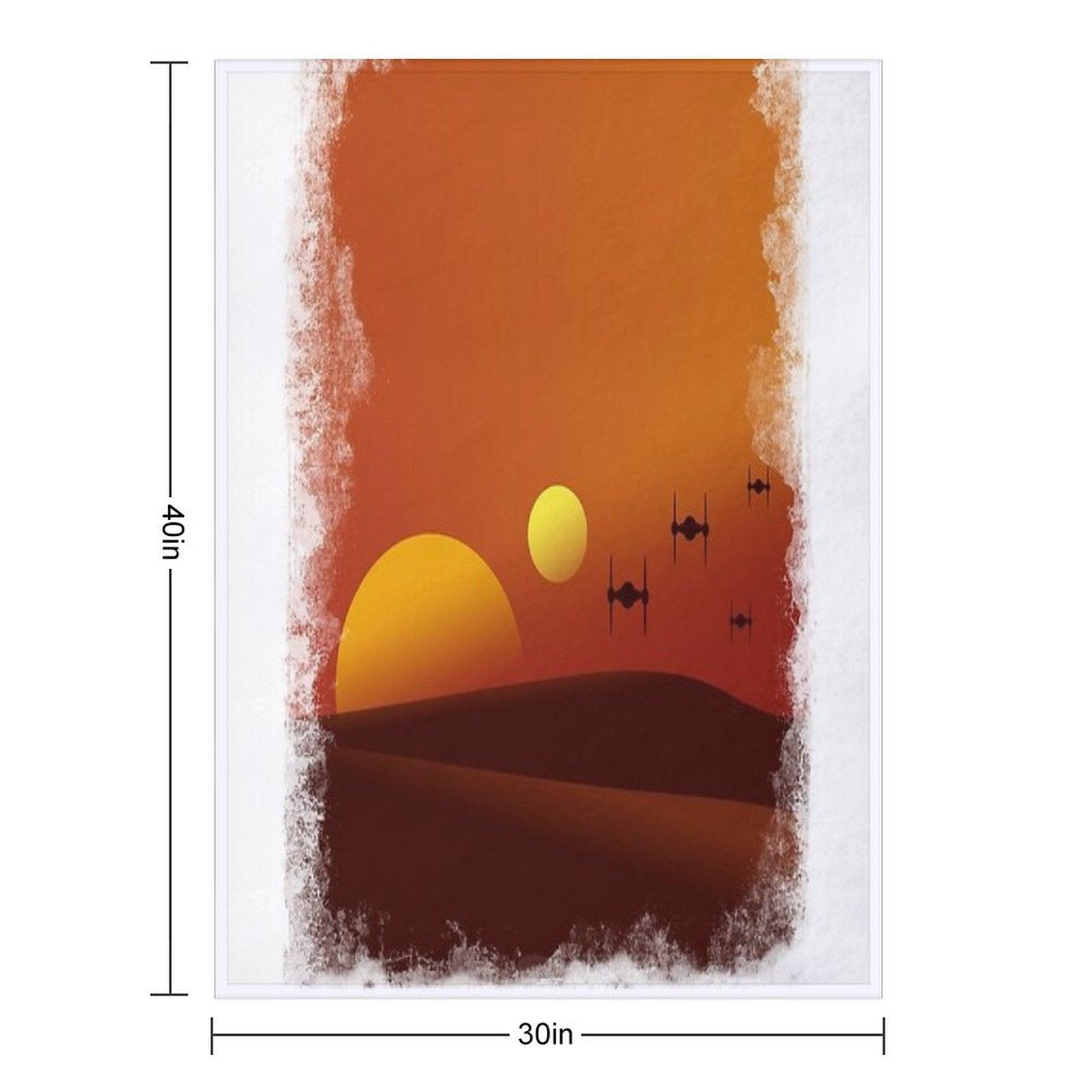 Tatooine Throw Blanket