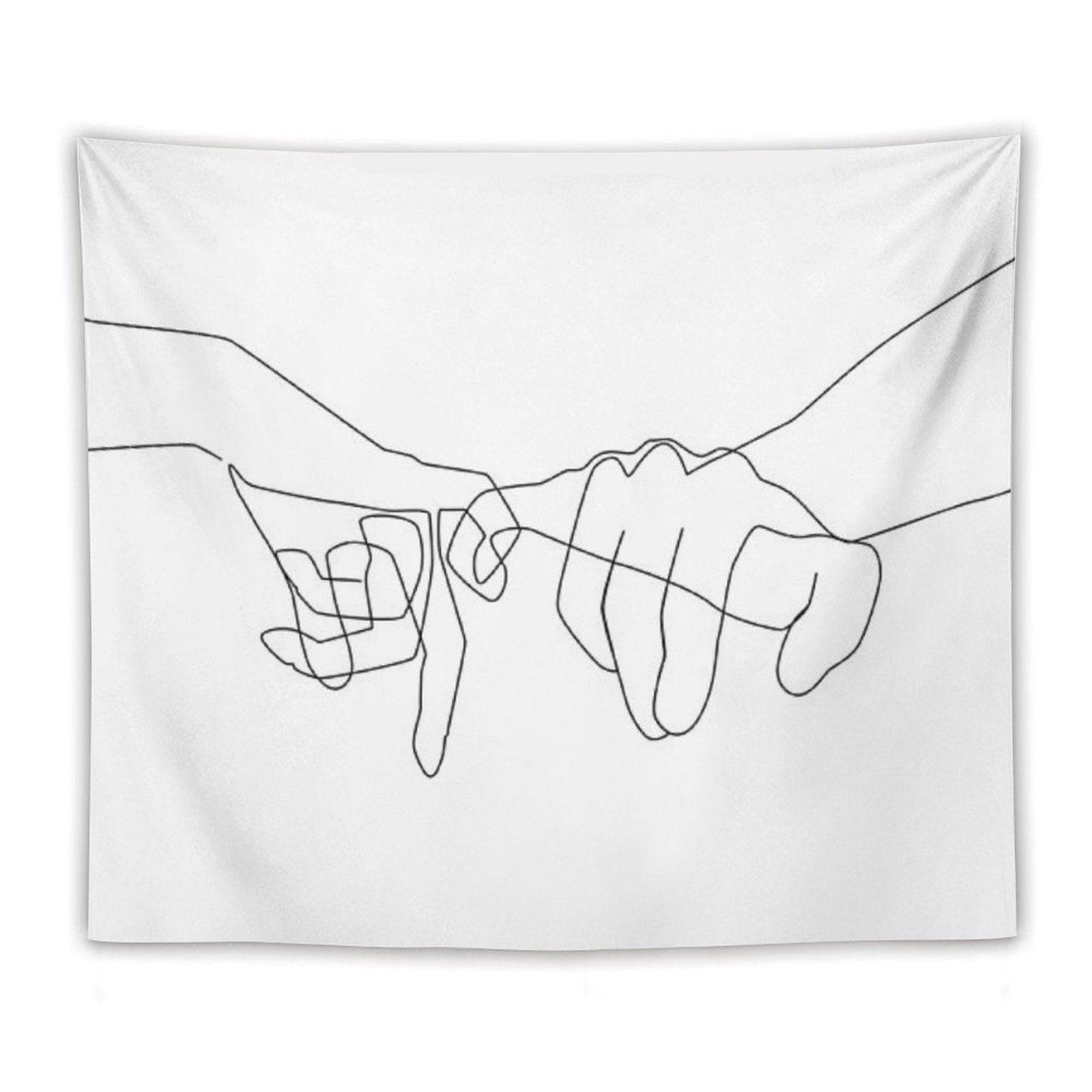 Pinky Swear Tapestry