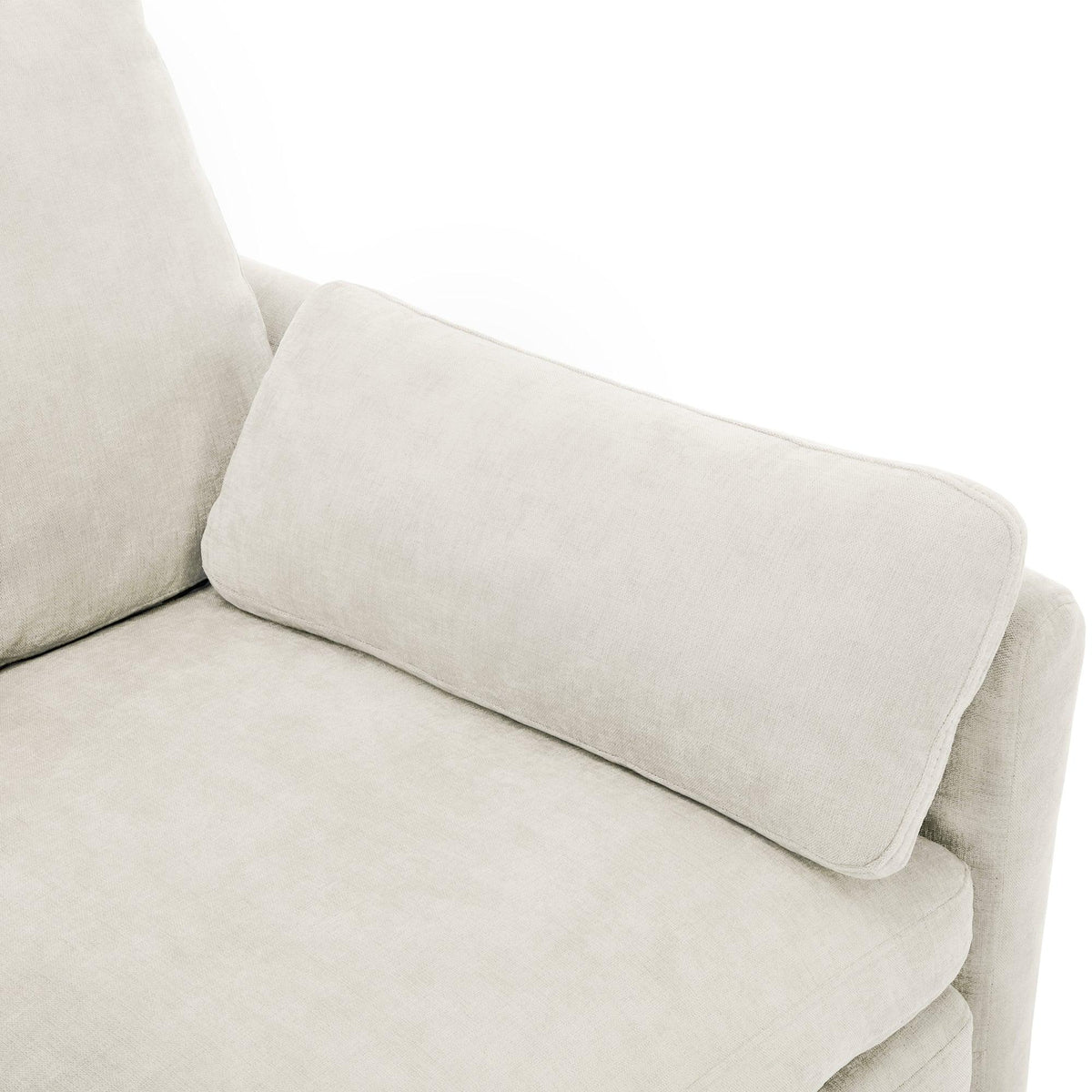 Cozy Upholstered 3-Seater Sofa with Plush Double Cushion and Ergonomic Design