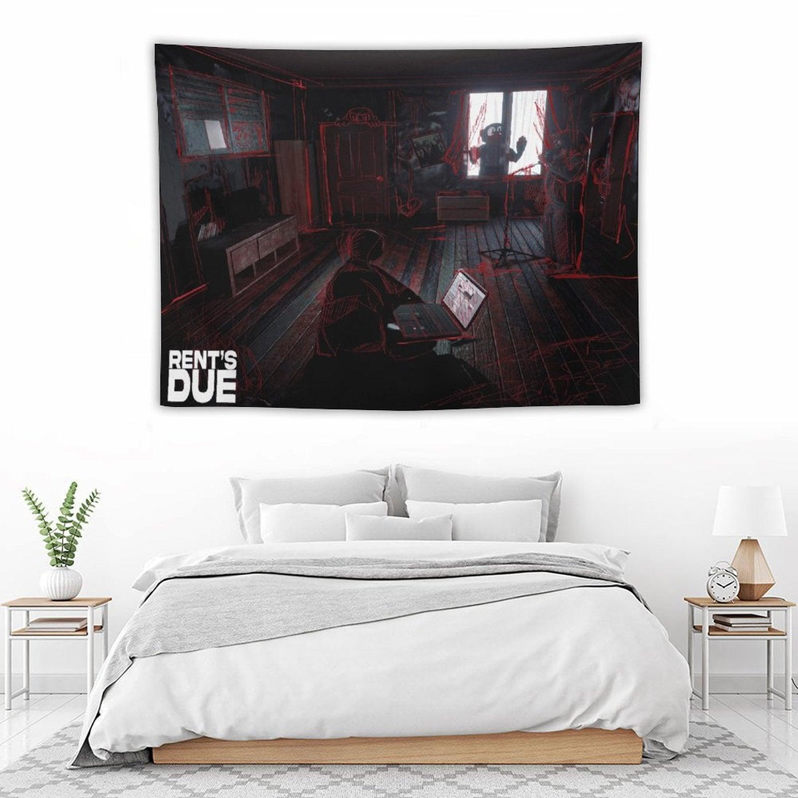 RENT’S DUE Tapestry