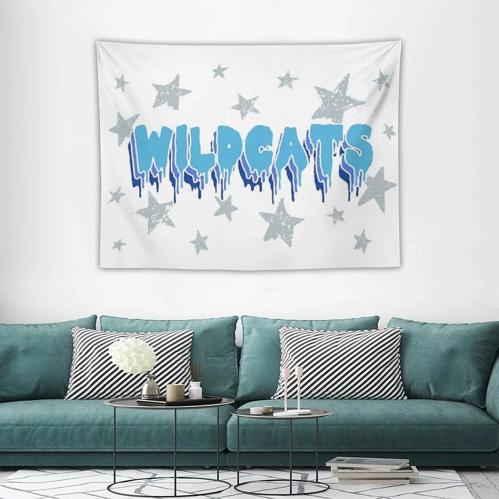 Wildcats Drip Tapestry