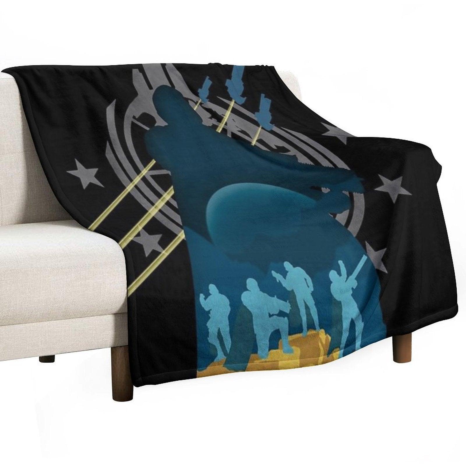 Super Earth Is Calling Throw Blanket
