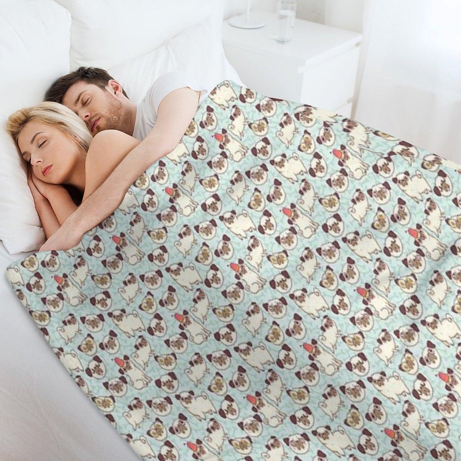 PUGLAND Throw Blanket
