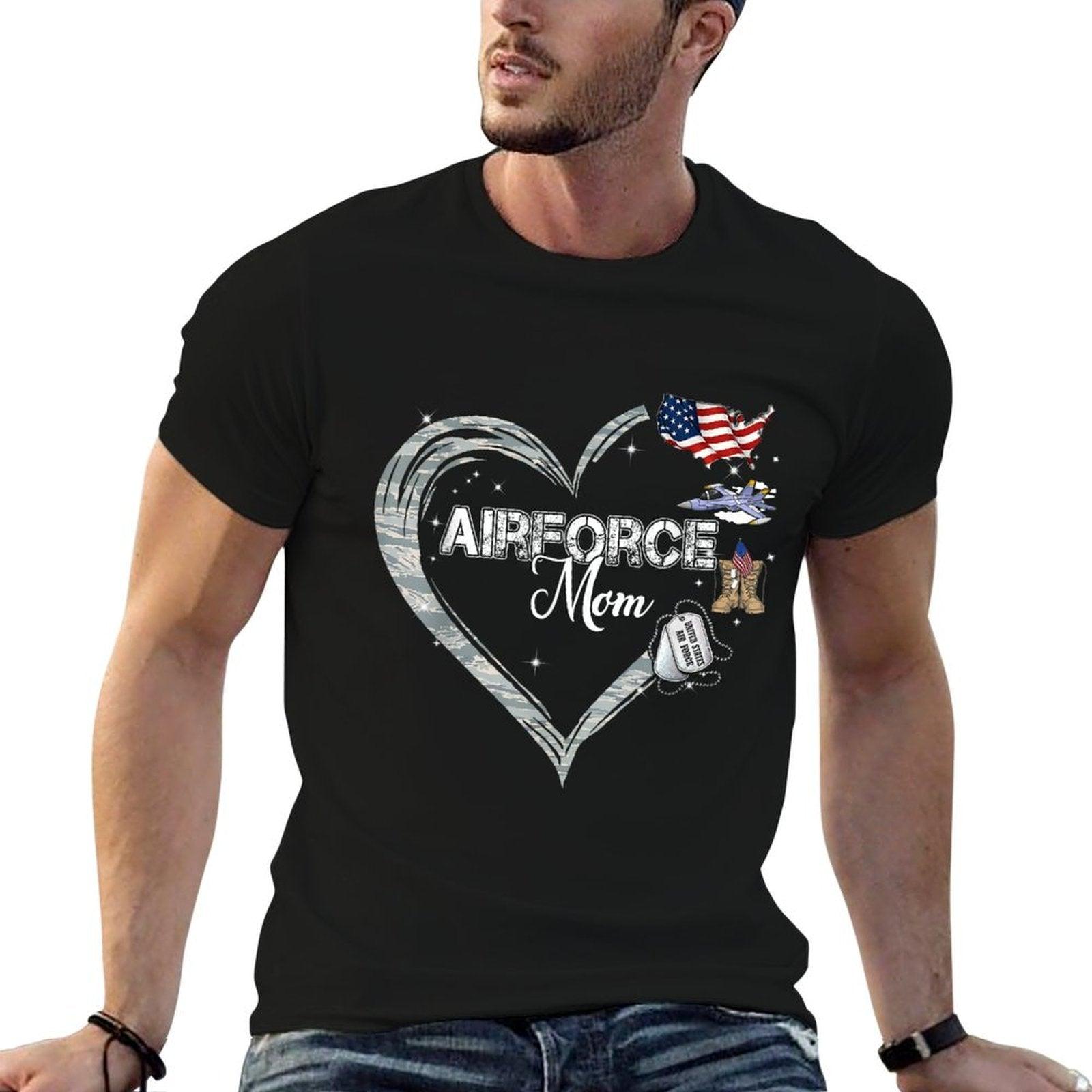 Proud Air Force Mom Air Force Graduation Mom USAF Mom T-Shirt