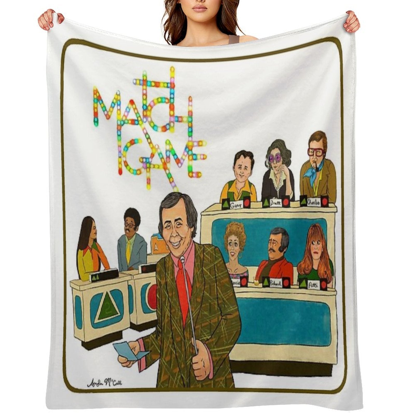 Match Game Lightweight Throw Blanket