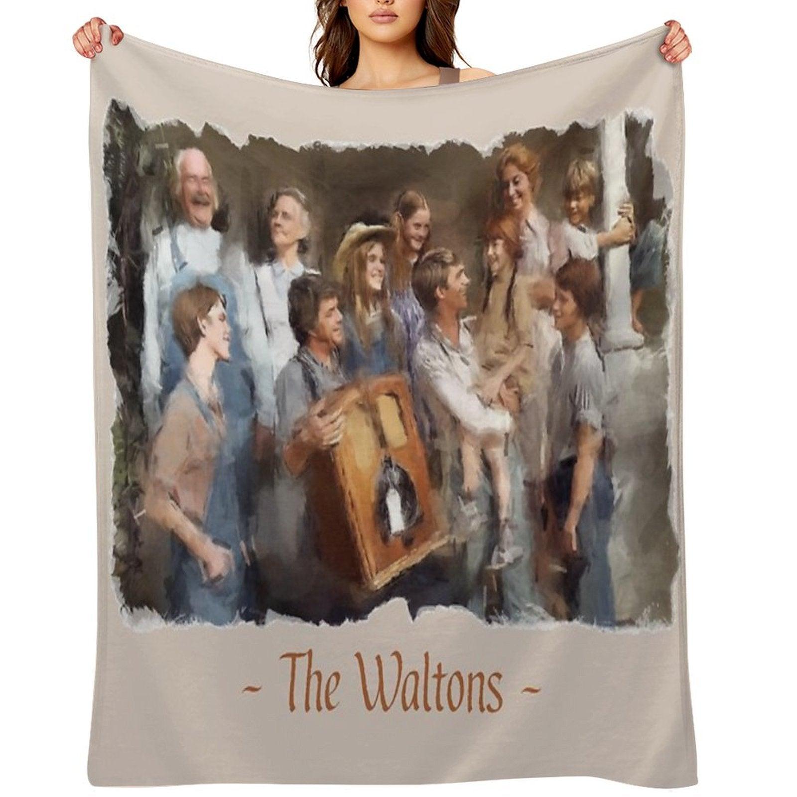 The Waltons TV Show Throw Blanket
