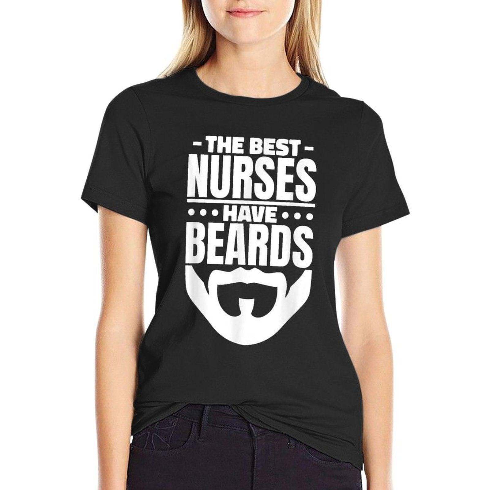 The Best Nurses Have Beards Nursing Student And Nurse Men T-Shirt