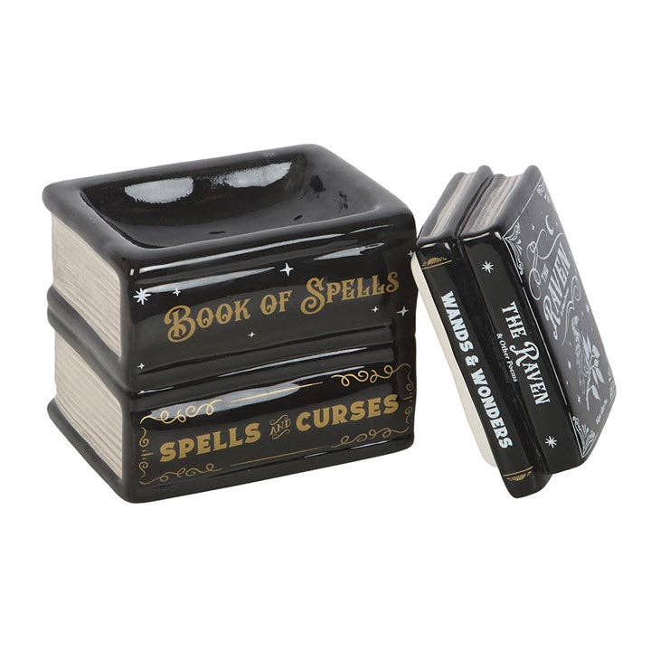 Book of Spells Gothic Tealight Wax Warmer