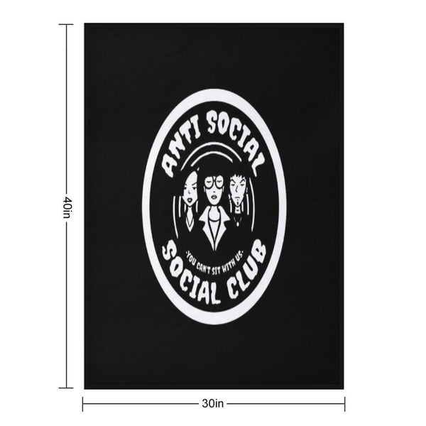 ANTI SOCIAL CLUB Comfort Throw Blanket