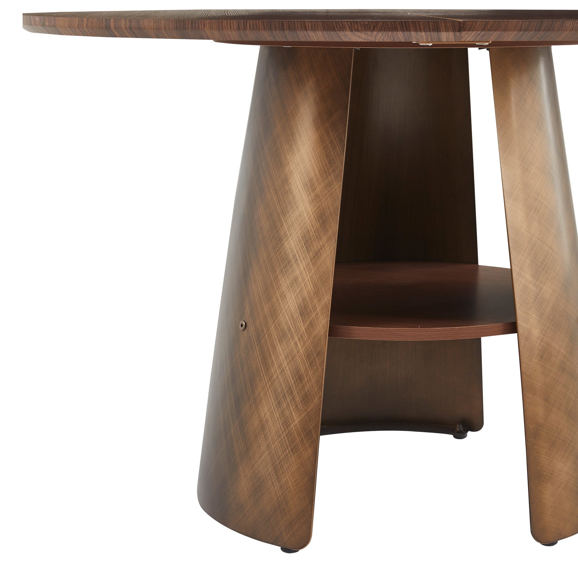 47.25 Inch  Retro Style Round Dining Table