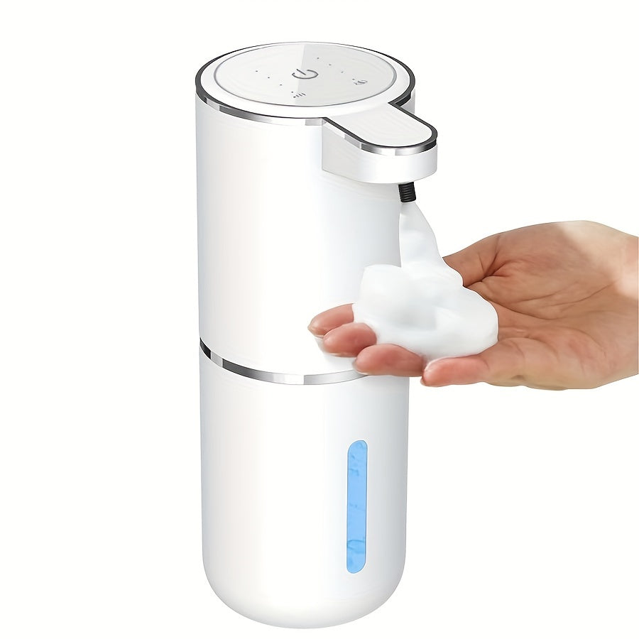 12.85oz Automatic Soap Dispenser with Touchless Sensor - Wall-Mounted, Rechargeable Lithium Battery, USB Charging, Modern Design for Bathroom And Kitchen, Bathroom Soap Dispenser|Modern Soap Dispenser|Touchless Soap Dispenser DSers Fulfillment