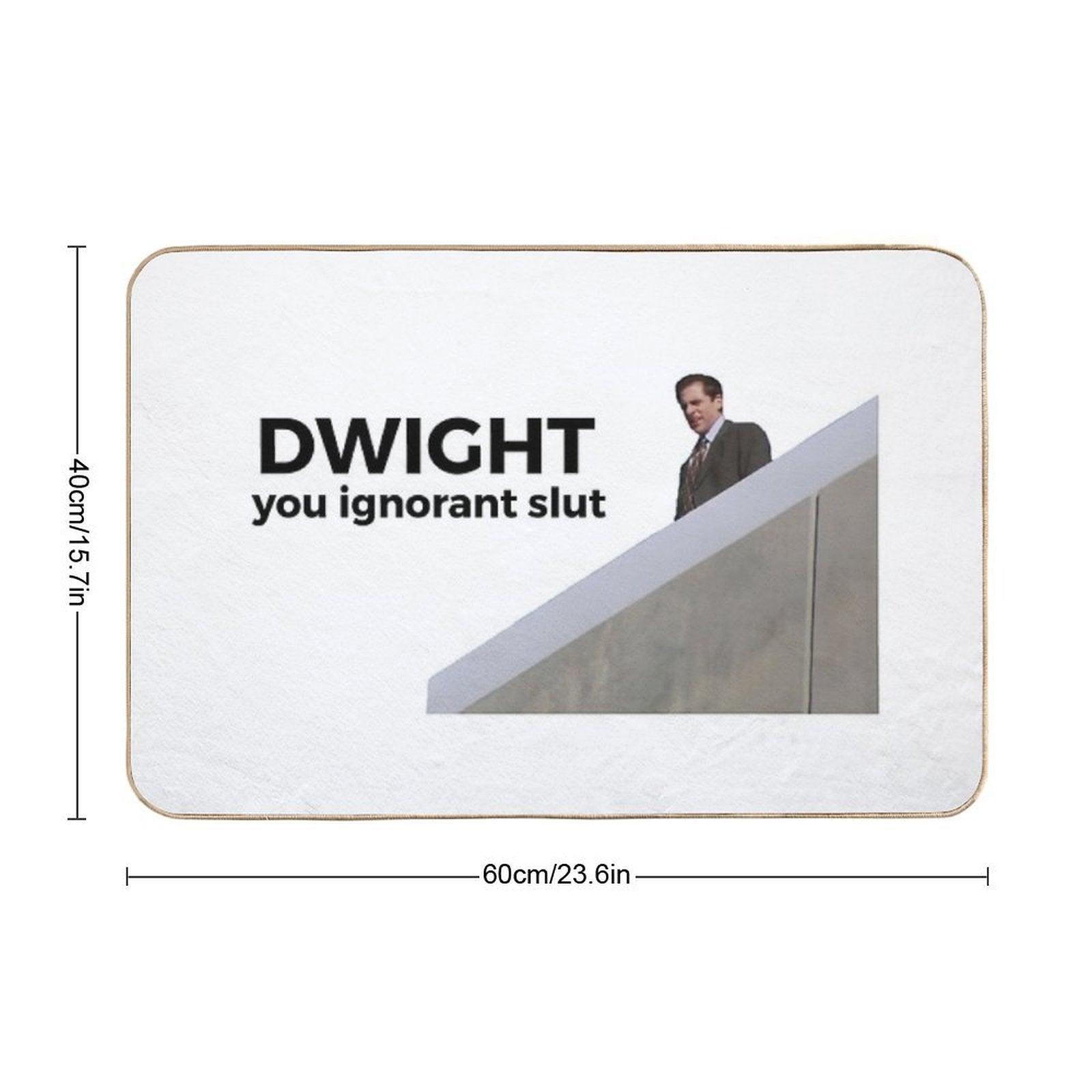 Dwight, You Ignorant Slut - The Office (U.S.) Bath Mat